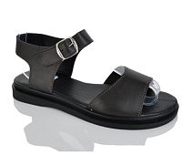 Босоножки 140 коричнева шкіра в магазине Фонтан Обуви