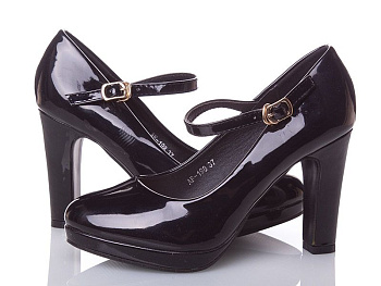 Туфли Qq Shoes AF198 black в магазине Фонтан Обуви