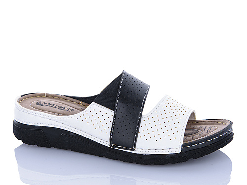 Шлепанцы Sali One 203-43 чорний в магазине Фонтан Обуви