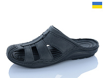 Шлепанцы Dago Крок M27 чорний в магазине Фонтан Обуви