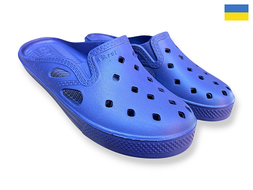 Сабо Rai Shoes 03-K2 синій в магазине Фонтан Обуви