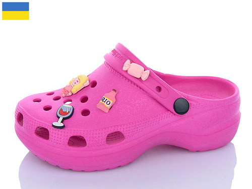 Кроксы Luckline 5139-369 Джибітси асорті в магазине Фонтан Обуви