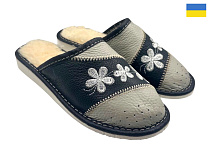 Тапочки Rai Shoes Капці 2 жін.синій-сірий в магазине Фонтан Обуви
