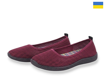 Туфли Rai Shoes 23-40 бордовий в магазине Фонтан Обуви