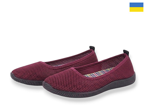 Туфли Rai Shoes 23-40 бордовий в магазине Фонтан Обуви