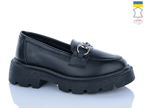 Туфли Garti 425 чорний шк. в магазине Фонтан Обуви