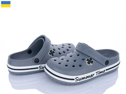 Кроксы Roks 417 сірий в магазине Фонтан Обуви