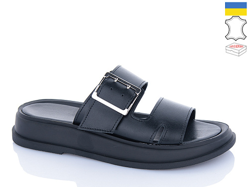 Шлепанцы Sali 516 чорний к чор-п. в магазине Фонтан Обуви