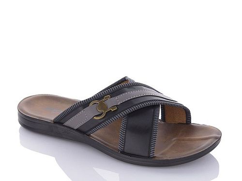 Шлепанцы Spencer 10507 чорний в магазине Фонтан Обуви