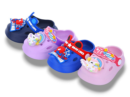 Кроксы Babyshop E709 mix в магазине Фонтан Обуви