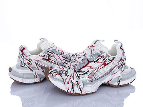 Кроссовки Clibee AD5266-1 white-red в магазине Фонтан Обуви