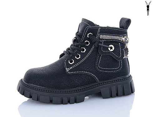 Ботинки Kewk 8032 black в магазине Фонтан Обуви