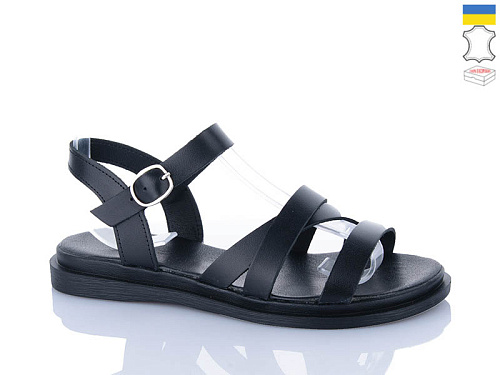 Босоножки Sali 2601 чорний к чор-п. в магазине Фонтан Обуви