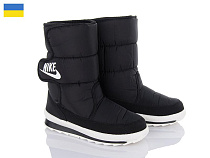 Дутики Demur KWZ211-8N чорний-білий -2025 в магазине Фонтан Обуви