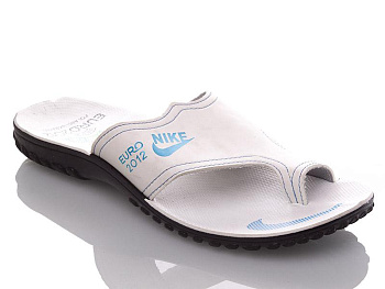 Шлепанцы Gurkem MEN white-blue P в магазине Фонтан Обуви