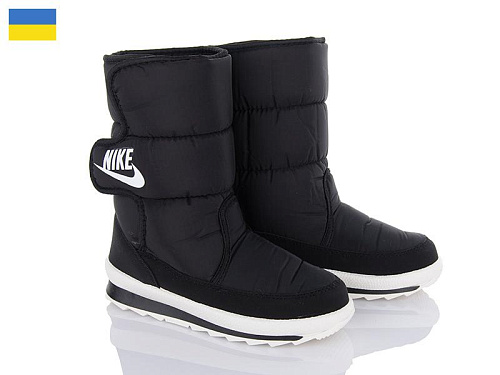 Дутики Demur KWZ211-8N чорний-білий -2025 в магазине Фонтан Обуви