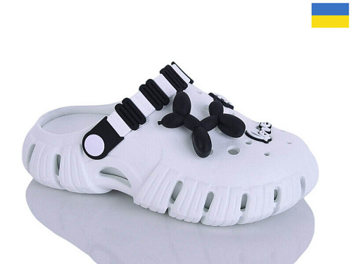 Кроксы Demur 6012 білий в магазине Фонтан Обуви