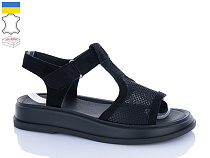 Босоножки Sali 227 чорний з чор-п. в магазине Фонтан Обуви