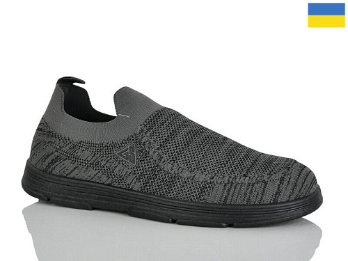 Слипоны Demur 61020 сірий в магазине Фонтан Обуви