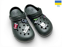 Кроксы Rai Shoes 329 хакі в магазине Фонтан Обуви