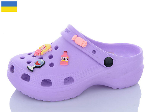 Кроксы Luckline 5139-375 Джибітси асорті в магазине Фонтан Обуви