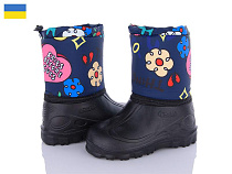 Сапоги Demur СПП Ромашка т.синій-2025 в магазине Фонтан Обуви