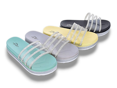 Шлепанцы Lion-Lu 888-7 mix в магазине Фонтан Обуви