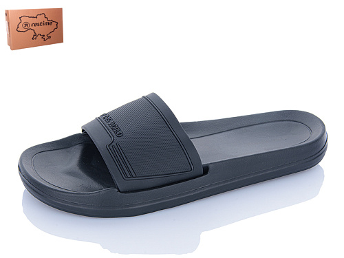Шлепанцы Restime TML25963 black в магазине Фонтан Обуви