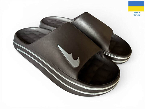 Шлепанцы Rai Shoes 513-025 шоколад в магазине Фонтан Обуви