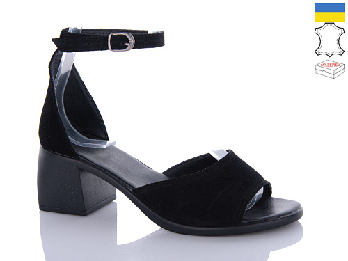 Босоножки Sali 122 чорний з в магазине Фонтан Обуви