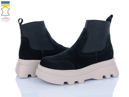 Ботинки Viscala 27927VL чорний-бежевий в магазине Фонтан Обуви