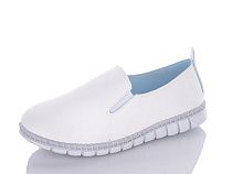 Слипоны No Brand 25-8 white в магазине Фонтан Обуви