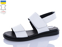 Босоножки Sali 66 білий чор-п.батал в магазине Фонтан Обуви