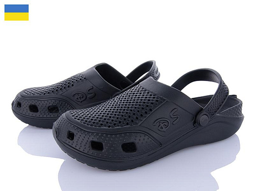 Кроксы Favorit Сабо 6 чорний в магазине Фонтан Обуви