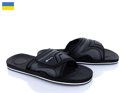 Шлепанцы Golden Lion S03 чорний в магазине Фонтан Обуви