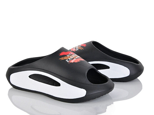 Шлепанцы X&L 805 black в магазине Фонтан Обуви