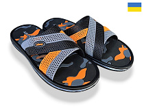 Шлепанцы Rai Shoes M203 помаранчевий в магазине Фонтан Обуви