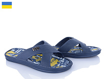 Шлепанцы Golden Lion E227 синій в магазине Фонтан Обуви