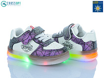 Кроссовки Crossopt NC61-1 purple LED в магазине Фонтан Обуви