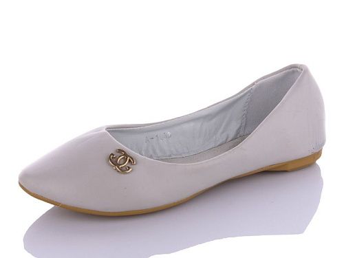 Балетки Леопард A1 l.grey в магазине Фонтан Обуви