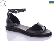 Босоножки Garti 82/1 черн кожа в магазине Фонтан Обуви