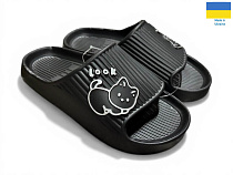 Шлепанцы Rai Shoes 104 чорний в магазине Фонтан Обуви