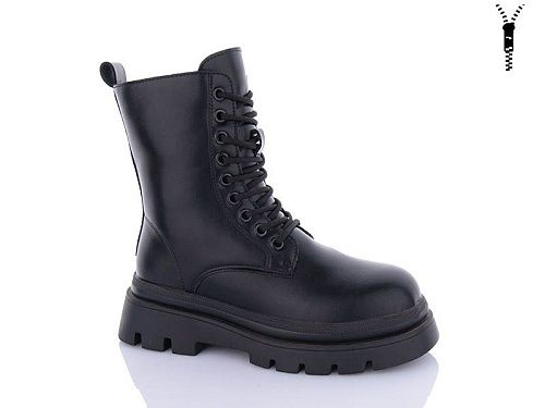 Ботинки Qq Shoes 5230 black в магазине Фонтан Обуви