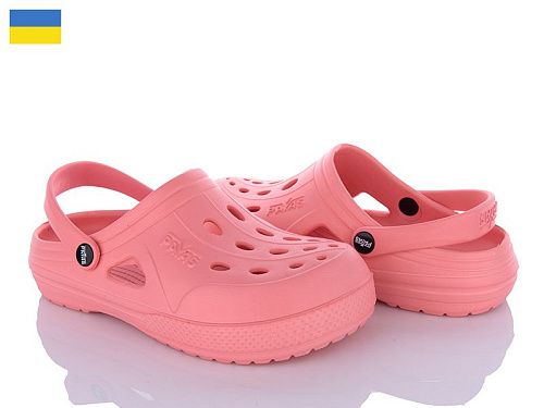 Кроксы Alex 12345 рожевий в магазине Фонтан Обуви