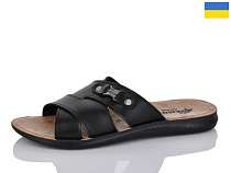 Шлепанцы Gurkem MK2026-2201 чорний в магазине Фонтан Обуви