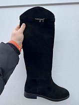 Сапоги garti 1912 чорний замш байка в магазине Фонтан Обуви