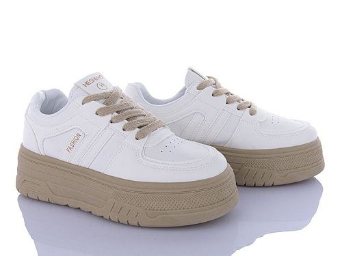 Кроссовки Violeta 176-44 white-beige в магазине Фонтан Обуви