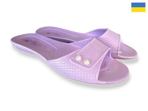 Шлепанцы Rai Shoes 14-107 лаванда в магазине Фонтан Обуви