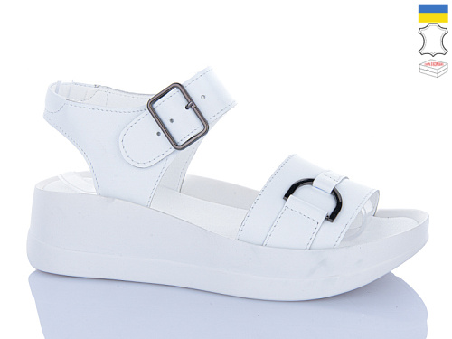 Босоножки Sali 1718-3 білий біл-п в магазине Фонтан Обуви