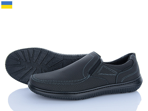 Туфли Kindzer Kluchkovskyy A11 чорний в магазине Фонтан Обуви